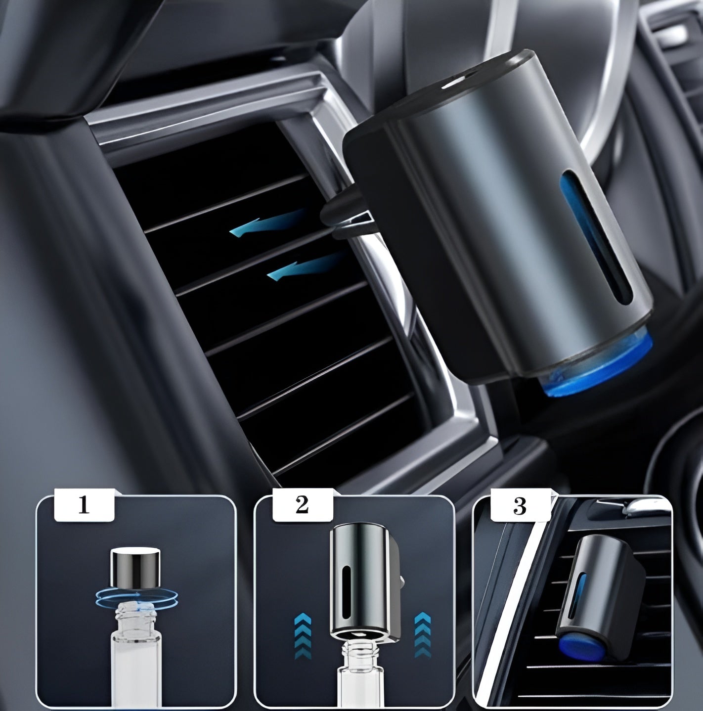 Smart Luxury Car Aroma Diffuser Fresh Air Mood Enhancer