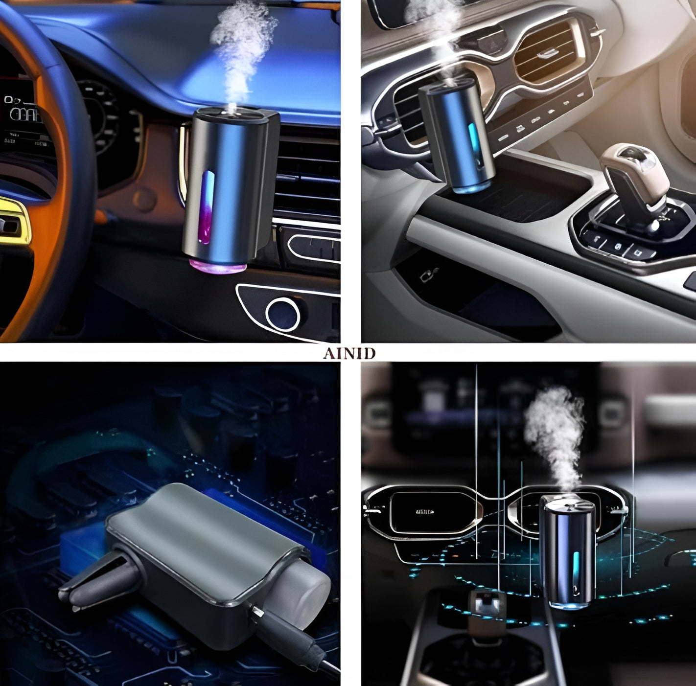Smart Luxury Car Aroma Diffuser Fresh Air Mood Enhancer