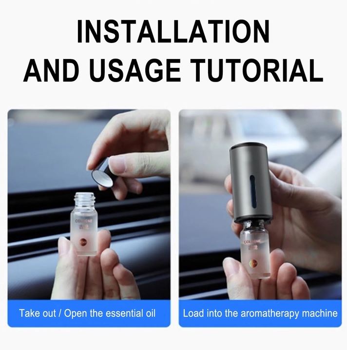 Smart Luxury Car Aroma Diffuser Fresh Air Mood Enhancer